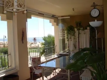Alquilo apartamento vistas al mar 1linea, lujo, terraza 30mts, isla canela - los cisnes